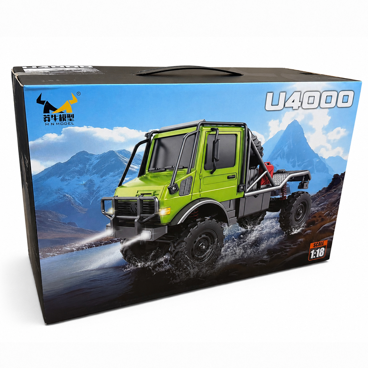 Радиоуправляемый грузовик Unimog U4000 4WD 1:18 - MN-333-SILVER