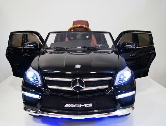 Детский электромобиль Mercedes GL63 AMG Black LUXURY 4WD MP4 2.4G - SX1588-H