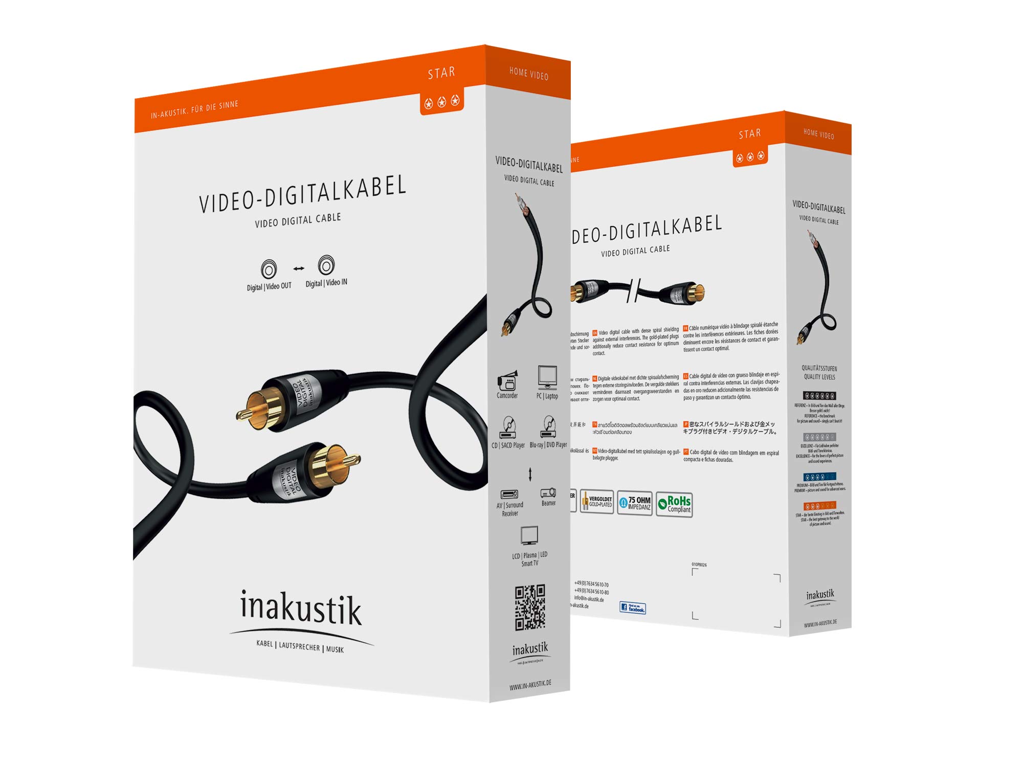 Inakustik Star Video\Digital cable 10 m кабель межблочный