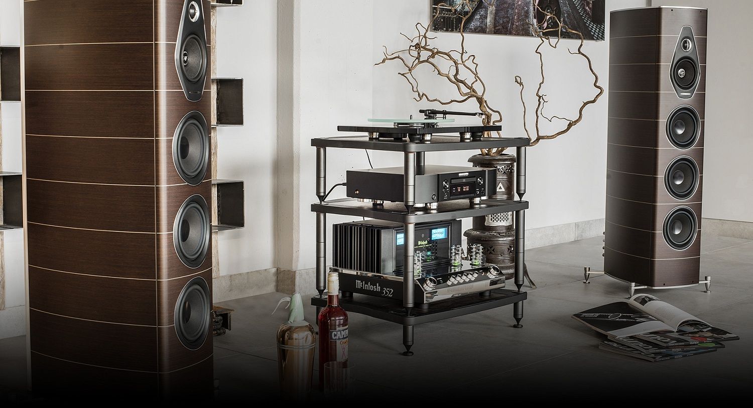 Bassocontinuo Lyra XL4 2.1 Cerbero Black h 190mm стойка