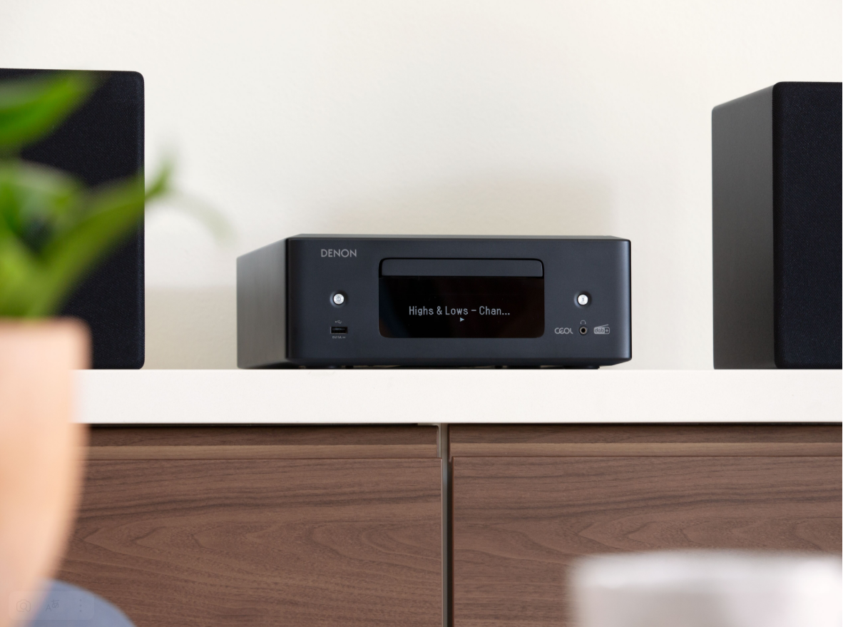DENON RCD-N12DAB Black CD-ресивер