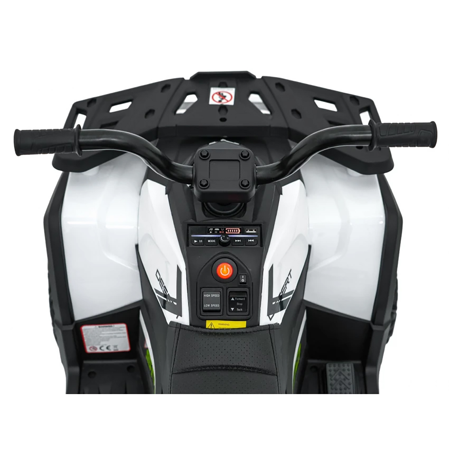 Детский электромобиль квадроцикл X-Robust (белый, 24V, 4WD, пульт, EVA) - XMX651-24V-4WD-WHITE