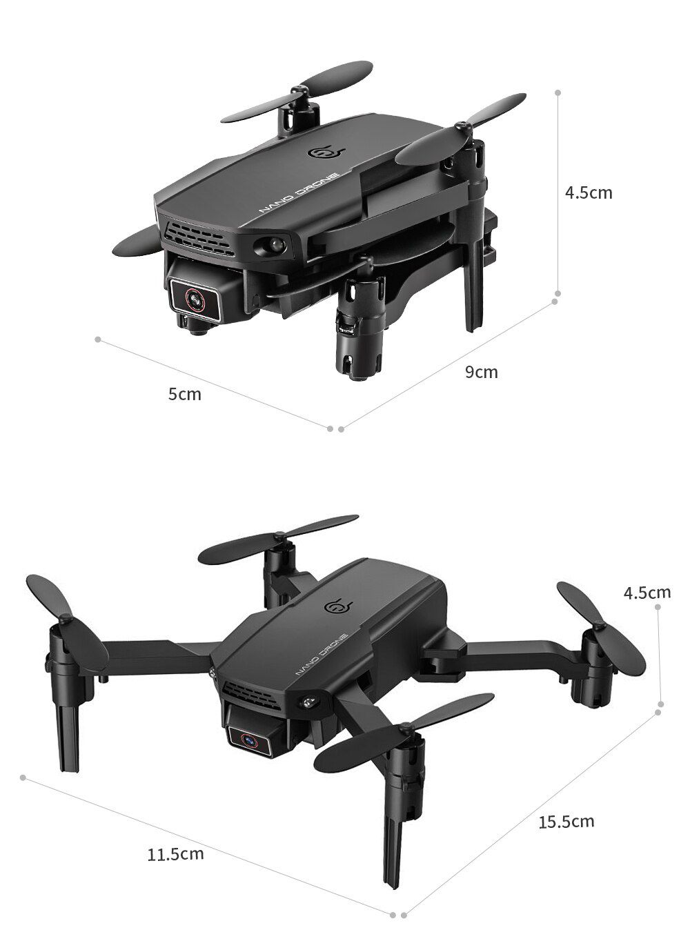 Радиоуправляемый квадрокоптер KF611 4K FPV 2.4G - KF611