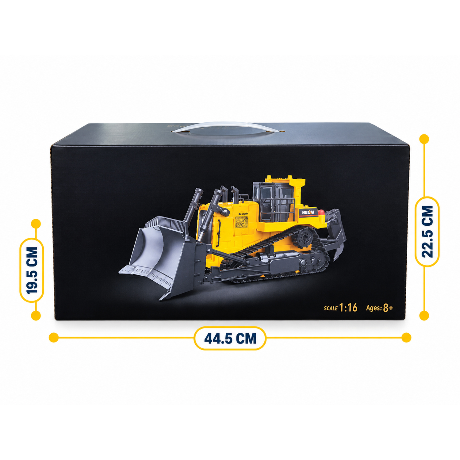 Радиоуправляемый бульдозер HUINA масштаб 1:16 2.4G - HN1554