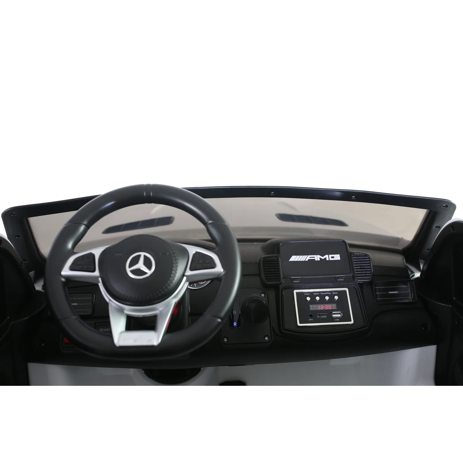 Электромобиль Mercedes Benz GLS63 (белый, 4WD, 12V) - HL228