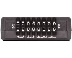 QED 2 way Speaker Switch Двухканальный аудиокоммутатор зажим "под банан" (A-SS21)