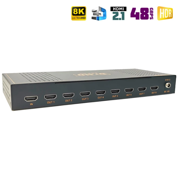 HDMI разветвитель на 8 / Dr.HD SP 188 SL / 8K / HDMI 2.1
