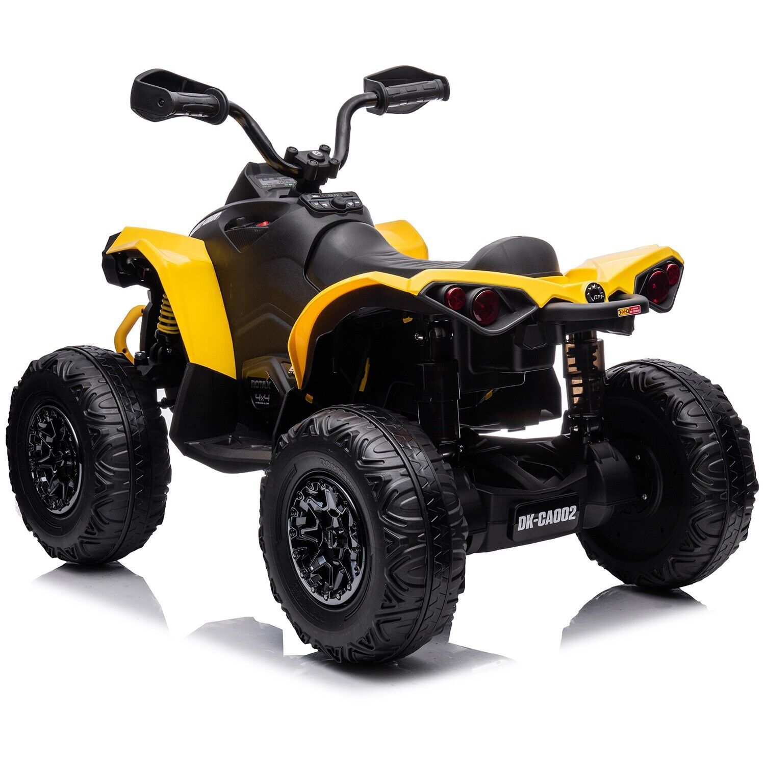 Детский электроквадроцикл BRP Can-Am Renegade (12V, полный привод, желтый) - DK-CA002-YELLOW