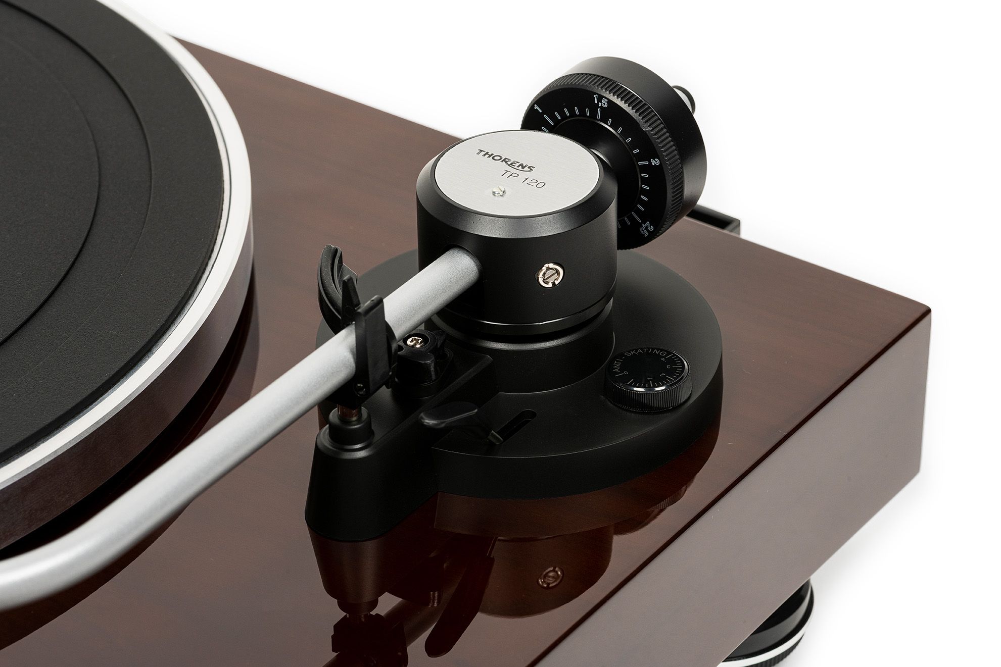Thorens TD-204 TP120 AT95E walnut виниловый проигрыватель