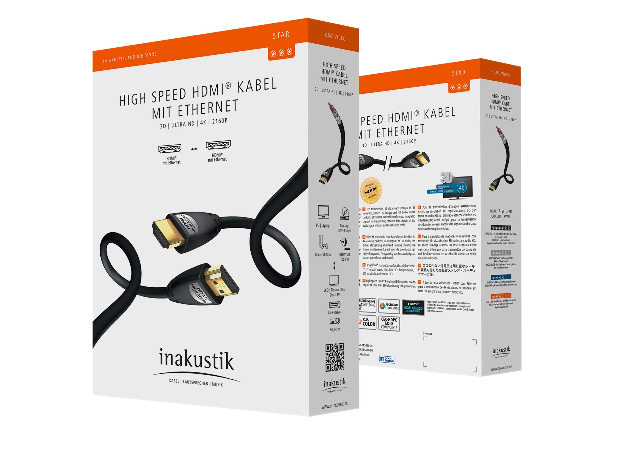 Inakustik Star HDMI 0.75 m кабель HDMI