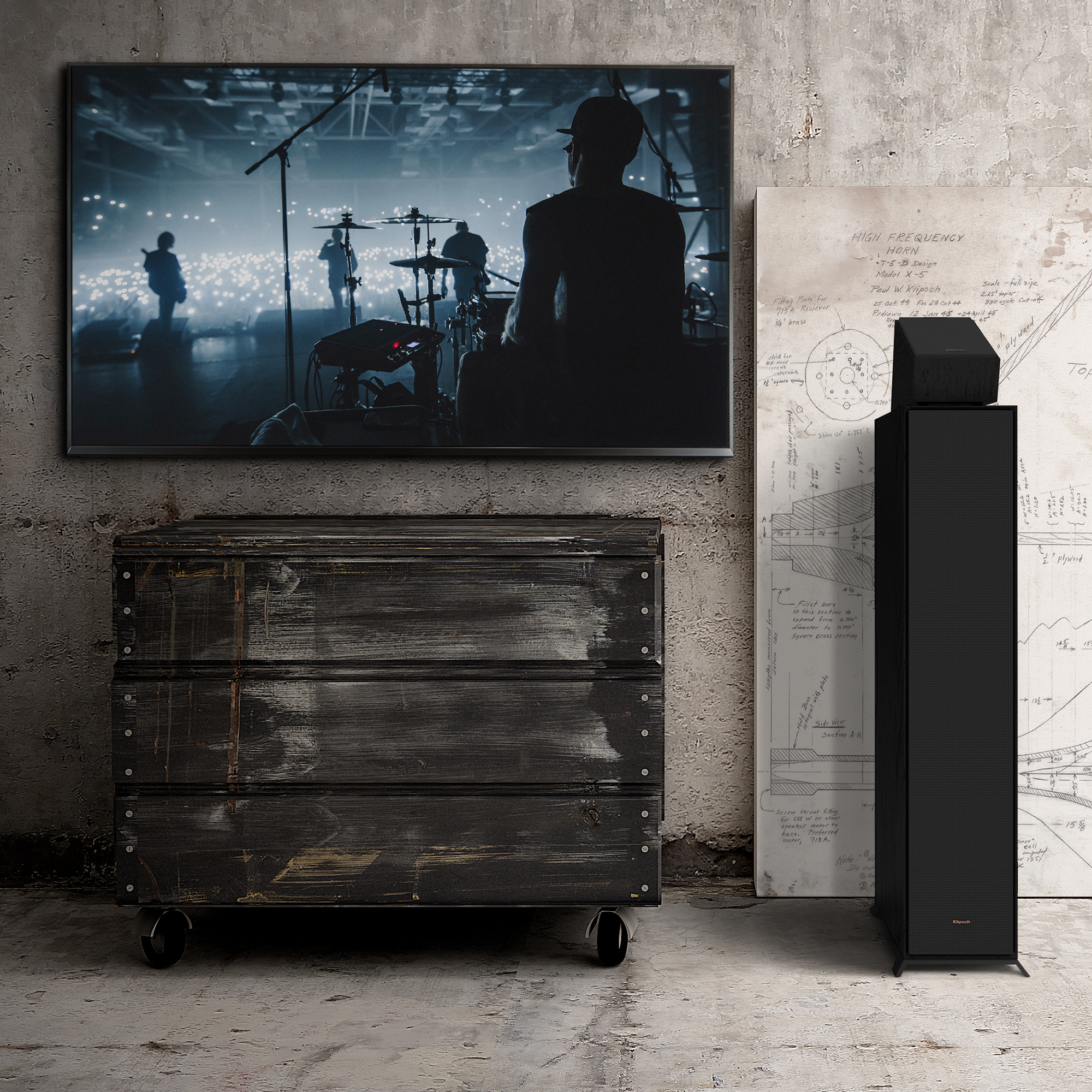 Klipsch R-600F Black Напольная акустика