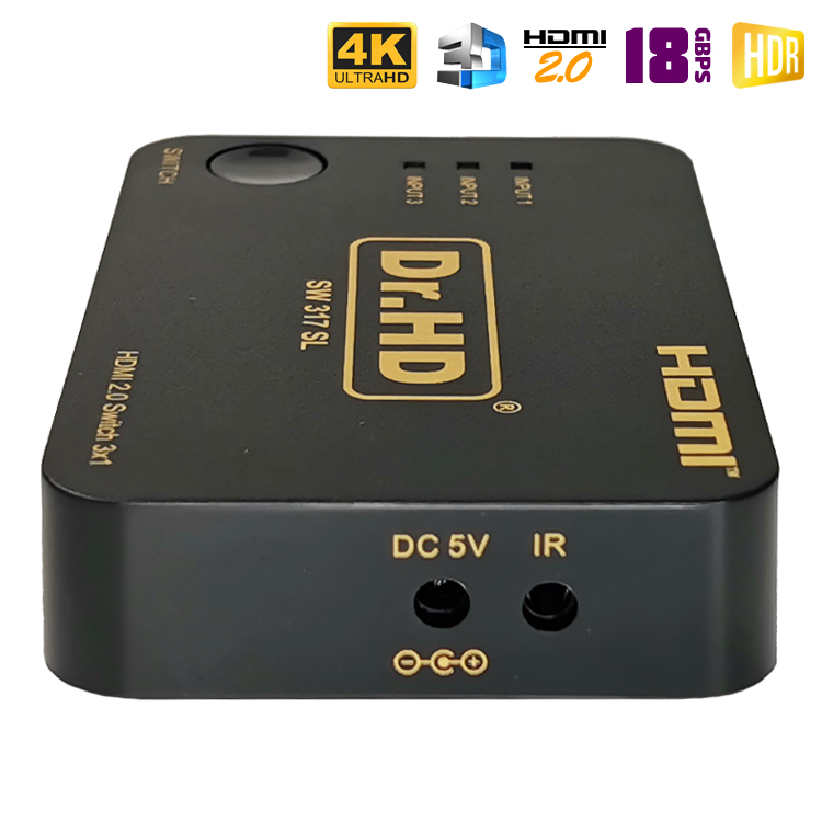 HDMI 2.0 переключатель 3x1 / Dr.HD SW 317 SL