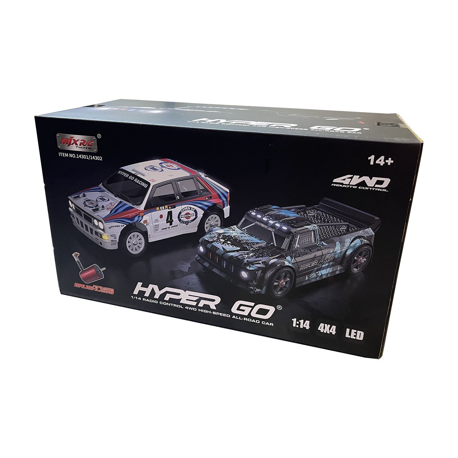 Радиоуправляемая машина для дрифта MJX Hyper Go Lancia Delta 4WD 1:14 - MJX-14302