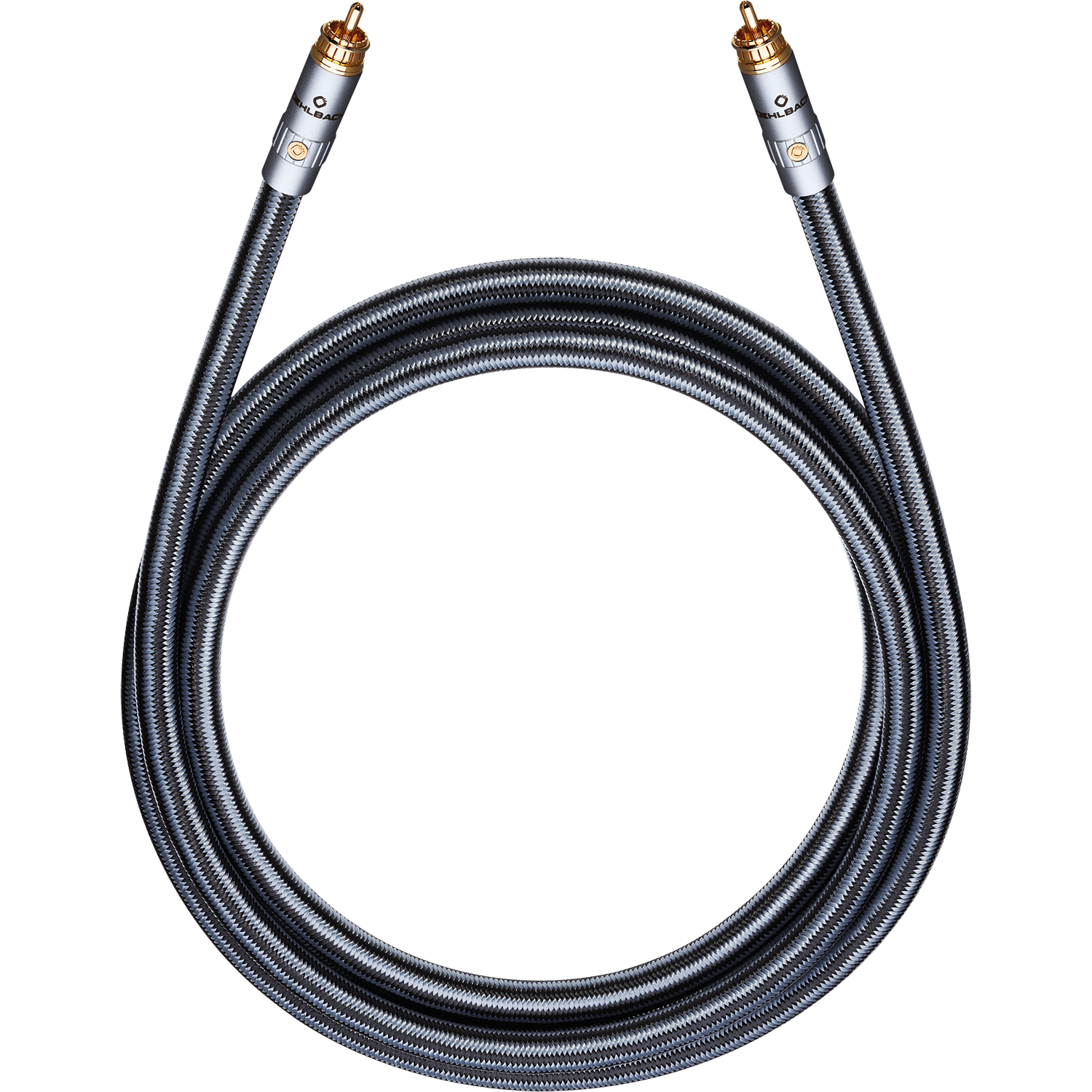 Oehlbach STATE OF THE ART XXL Cable RCA 1x6,6m gold Сабвуферный кабель D1C13306
