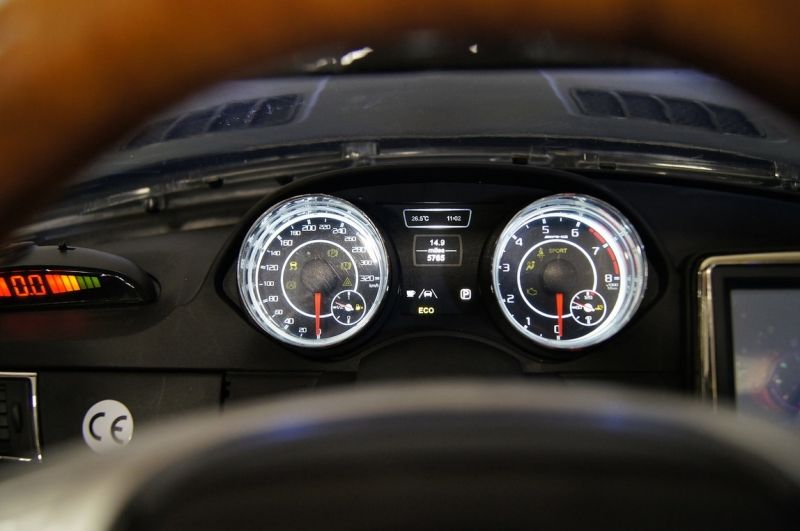 Детский электромобиль Mercedes GL63 AMG Black LUXURY 4WD MP4 2.4G - SX1588-H