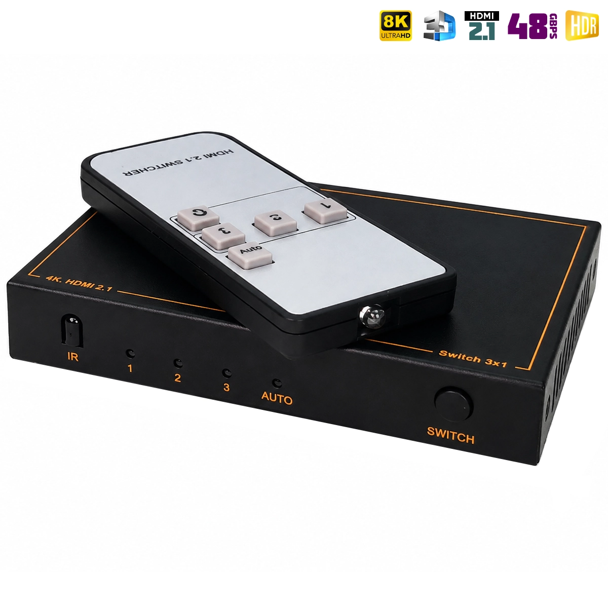 8K HDMI переключатель 3x1 / Dr.HD SW 318 SL (HDMI 2.1)