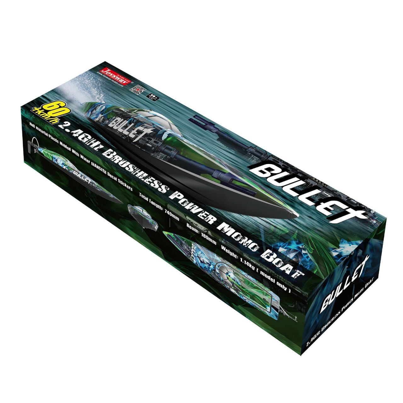 Радиоуправляемый катер Joysway Bullet Deep Vee V4 RTR - JS8301V4