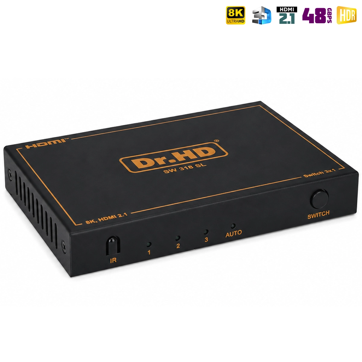 8K HDMI переключатель 3x1 / Dr.HD SW 318 SL (HDMI 2.1)