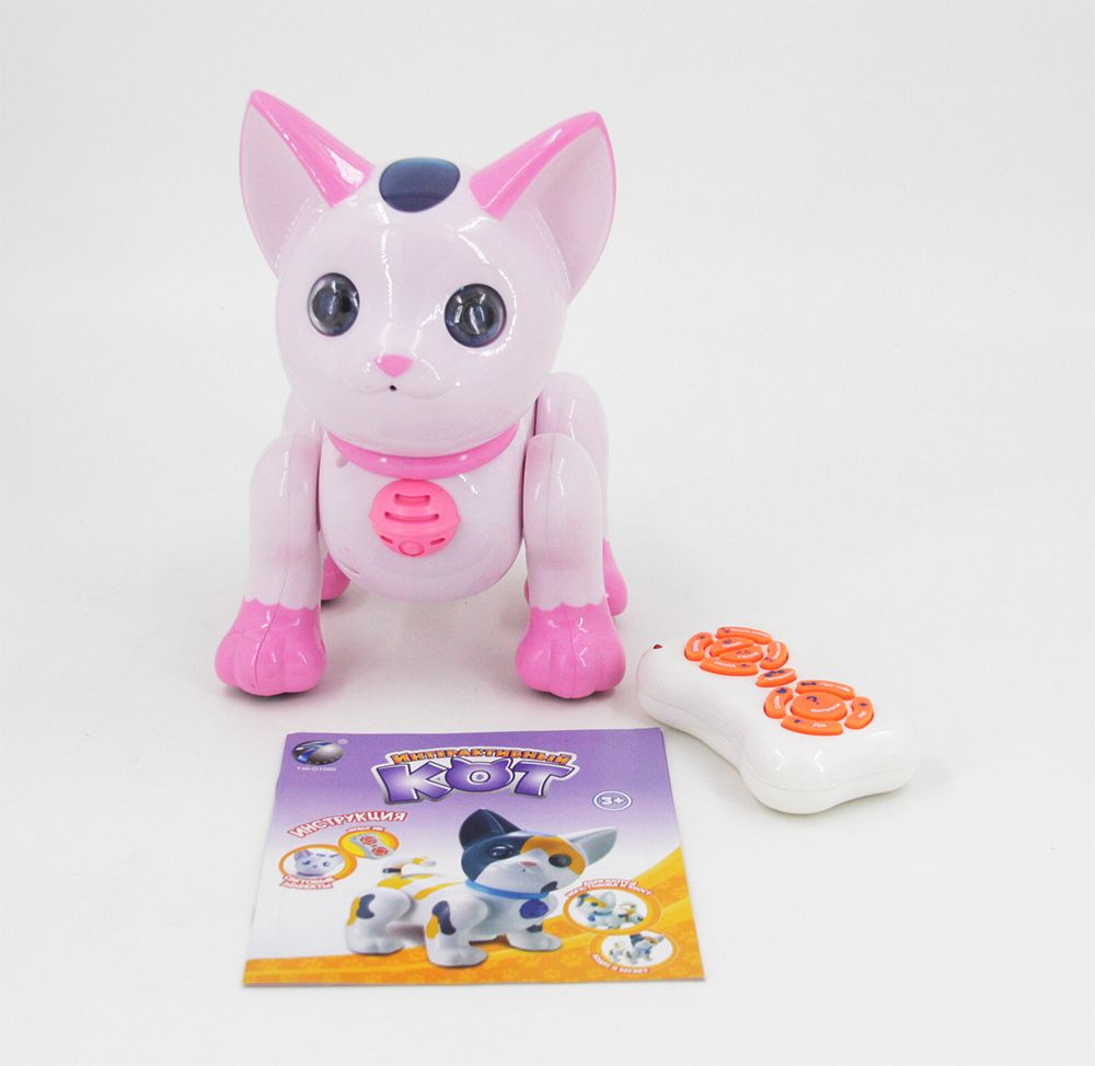 Радиоуправляемый робот Интерактивный Розовый Кот - ZYA-A2744-2-PINK