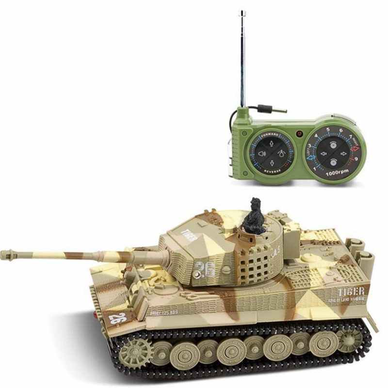 Радиоуправляемый танк Great Wall Tiger (песочный камуфляж, 35MHz, 1:72) - 2117-2