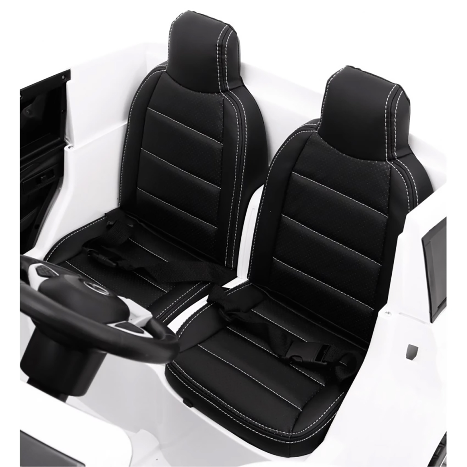 Электромобиль Mercedes Benz GLS63 (белый, 4WD, 12V) - HL228