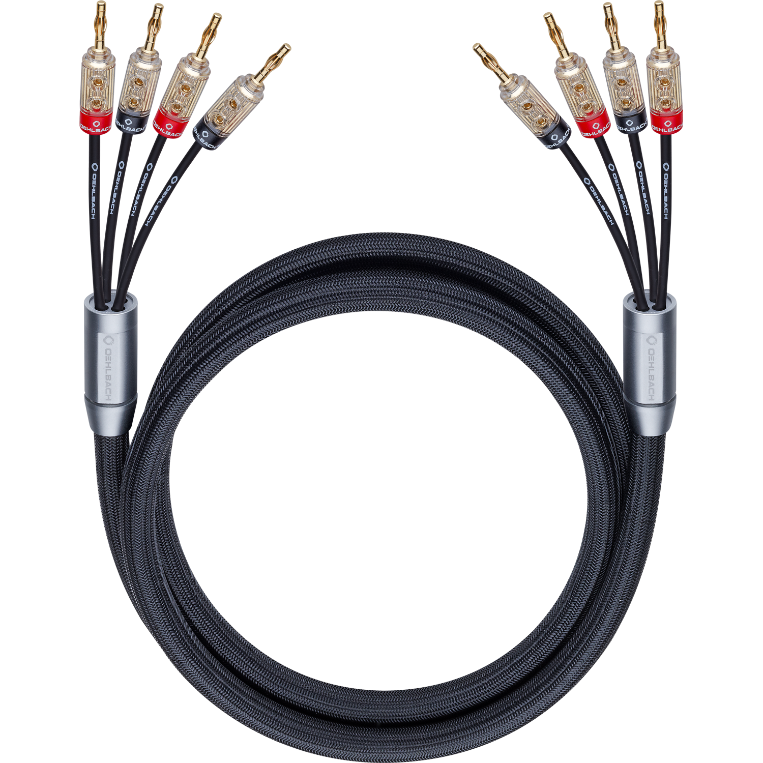 Oehlbach STATE OF THE ART XXL Fusion Four Cable Set 2x2,5m bi-amping w.banana Акустический кабель D1C14324