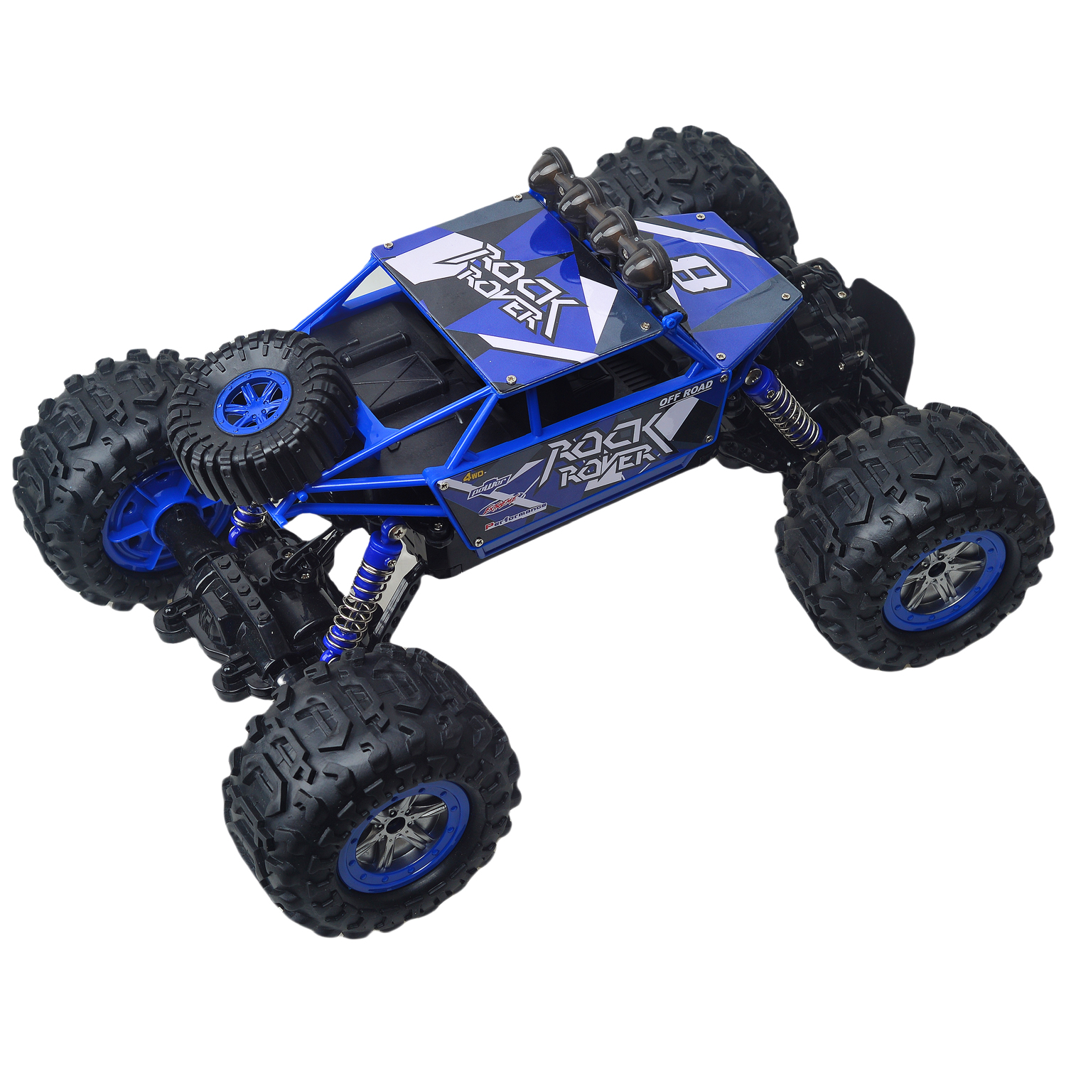 Радиоуправляемый синий краулер амфибия (2 АКБ 7.4В, свет, 1:10) - C1201W-BLUE-V2