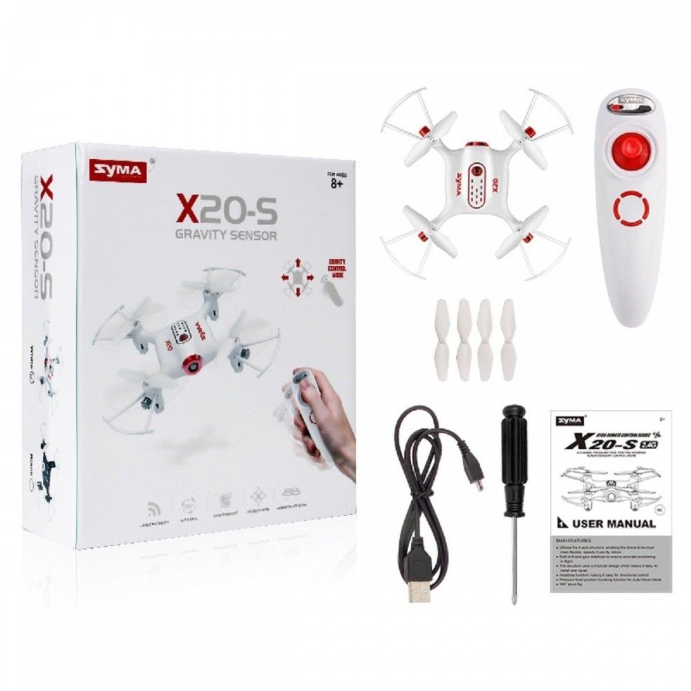 Радиоуправляемый квадрокоптер SYMA X20-S RTF 2.4G - SYMA-X20-S