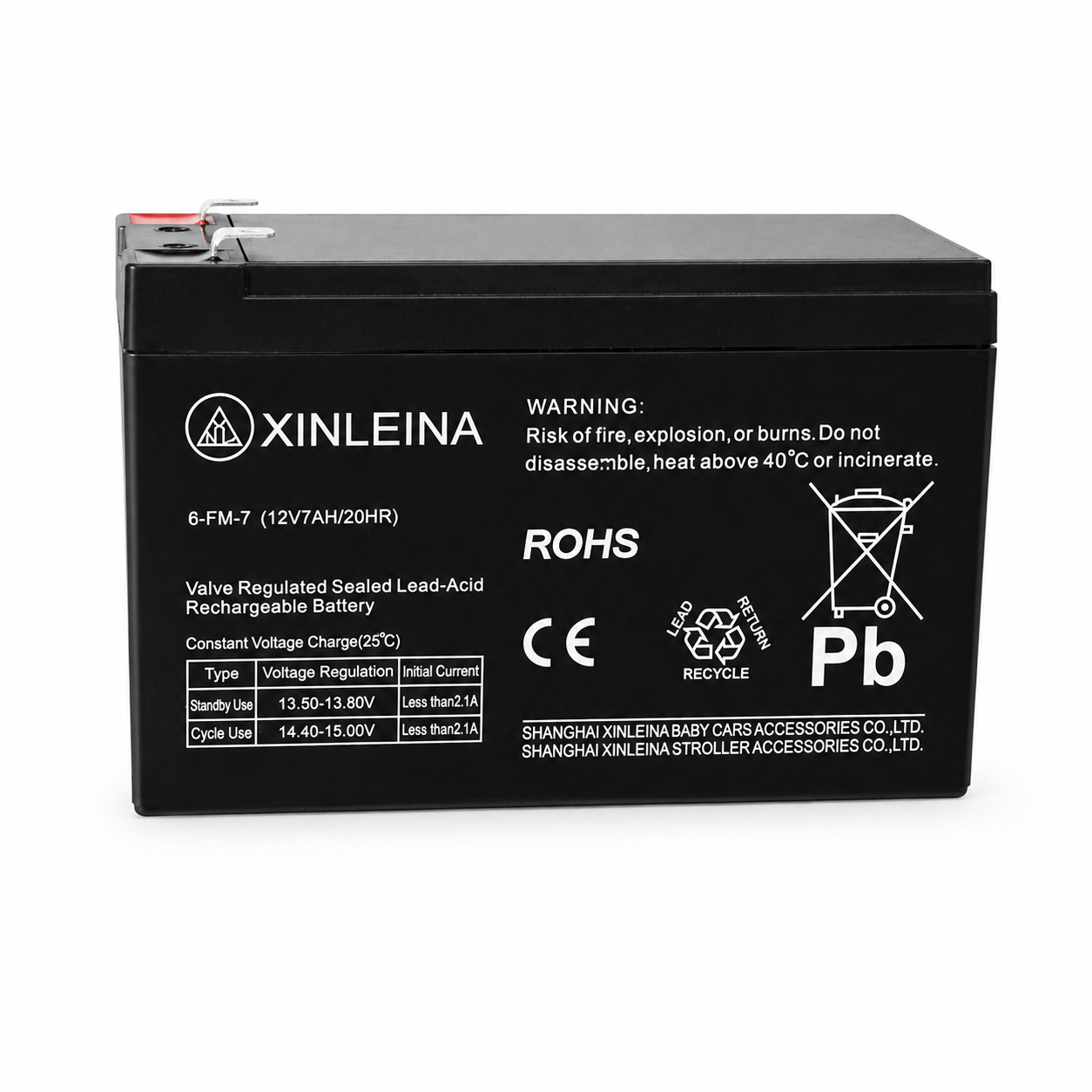 Аккумулятор XINLEINA 12V7Ah/20Hr - 6FM7