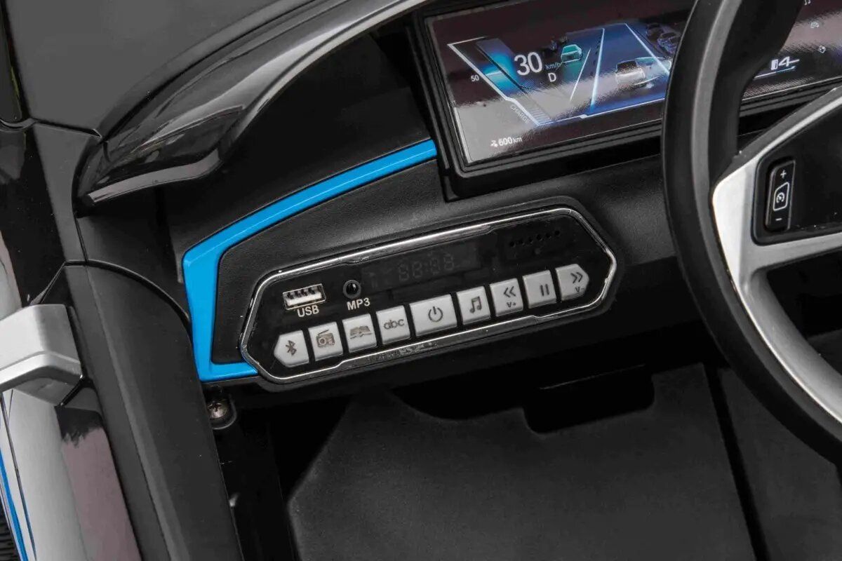 Детский электромобиль BMW I4 (полный привод, 12V) - JE1009-BLACK
