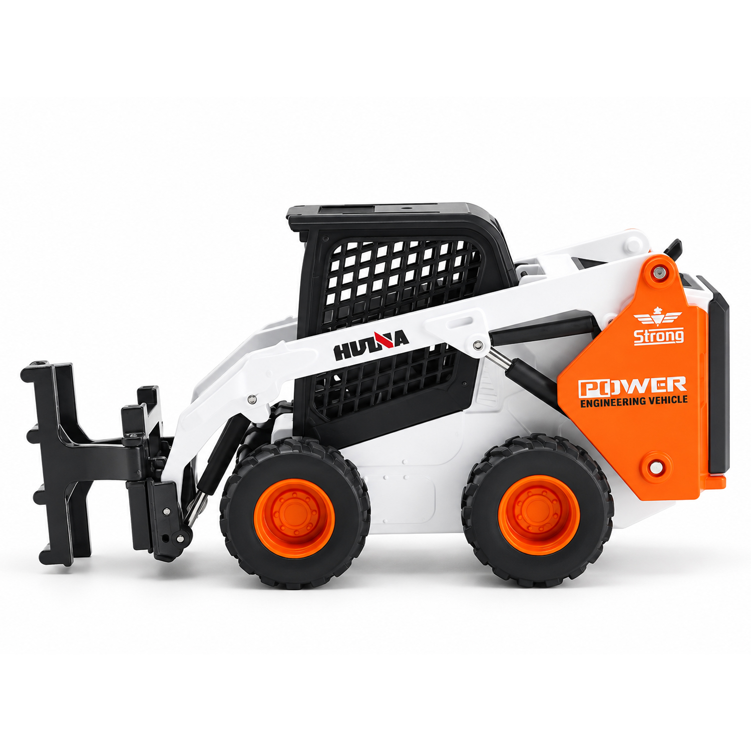 Металлический погрузчик с вертикальным захватом HUI NA TOYS масштаб 1:50 - HN1708