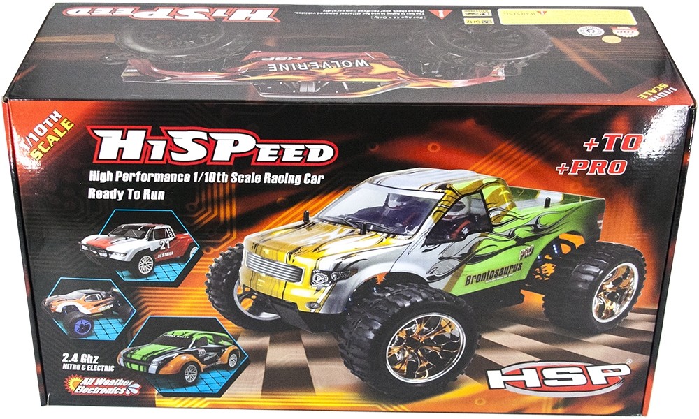 Радиоуправляемая трагги HSP Tribeshead-2 TOP 4WD 1:10 2.4G - 94124NTOP-12425