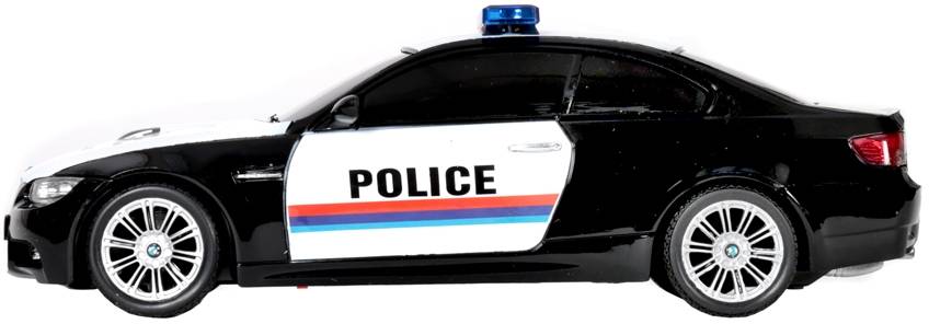Радиоуправляемая машина GK Racer BMW M3 Coupe POLICE масштаб 1:18 - 866-1803PB-BLACK