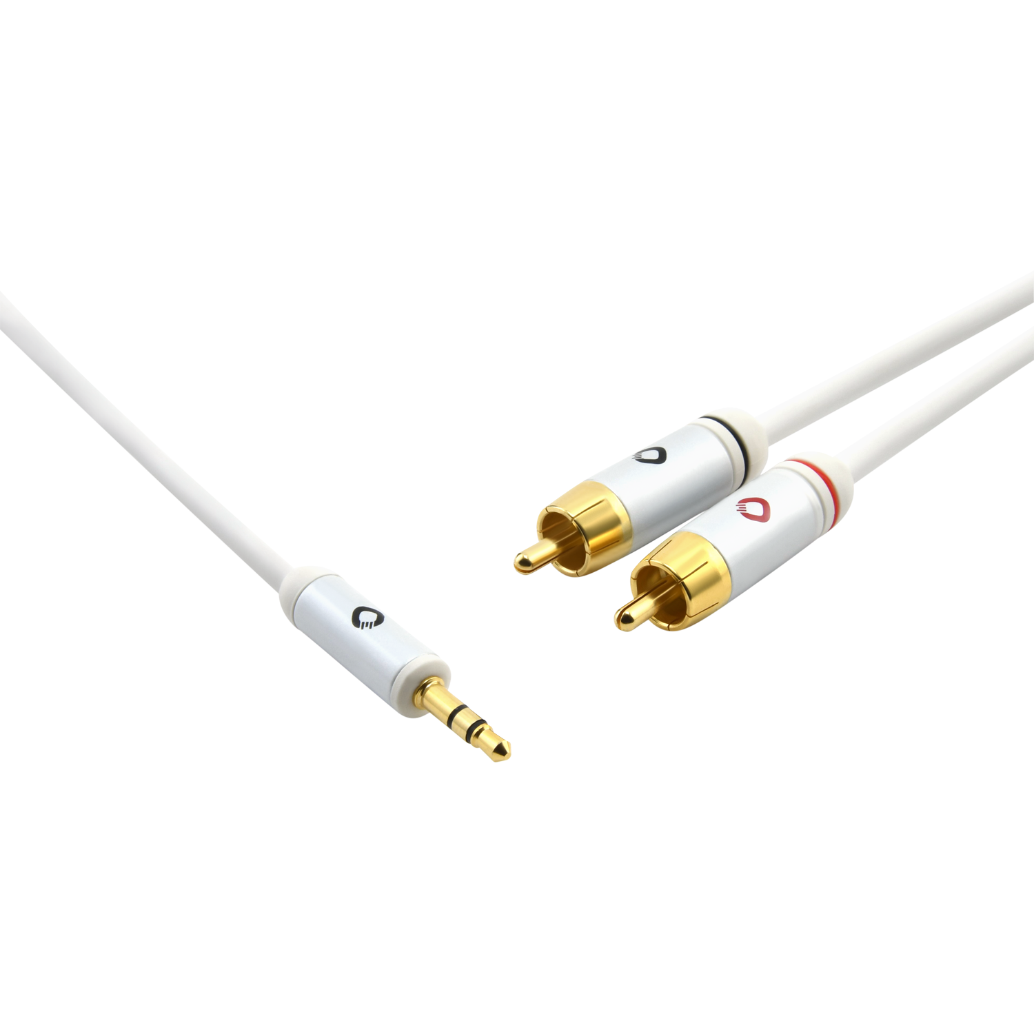Oehlbach PERFORMANCE i-Connect jack to 2 RCA 3,0m white кабель межблочный D1C60003