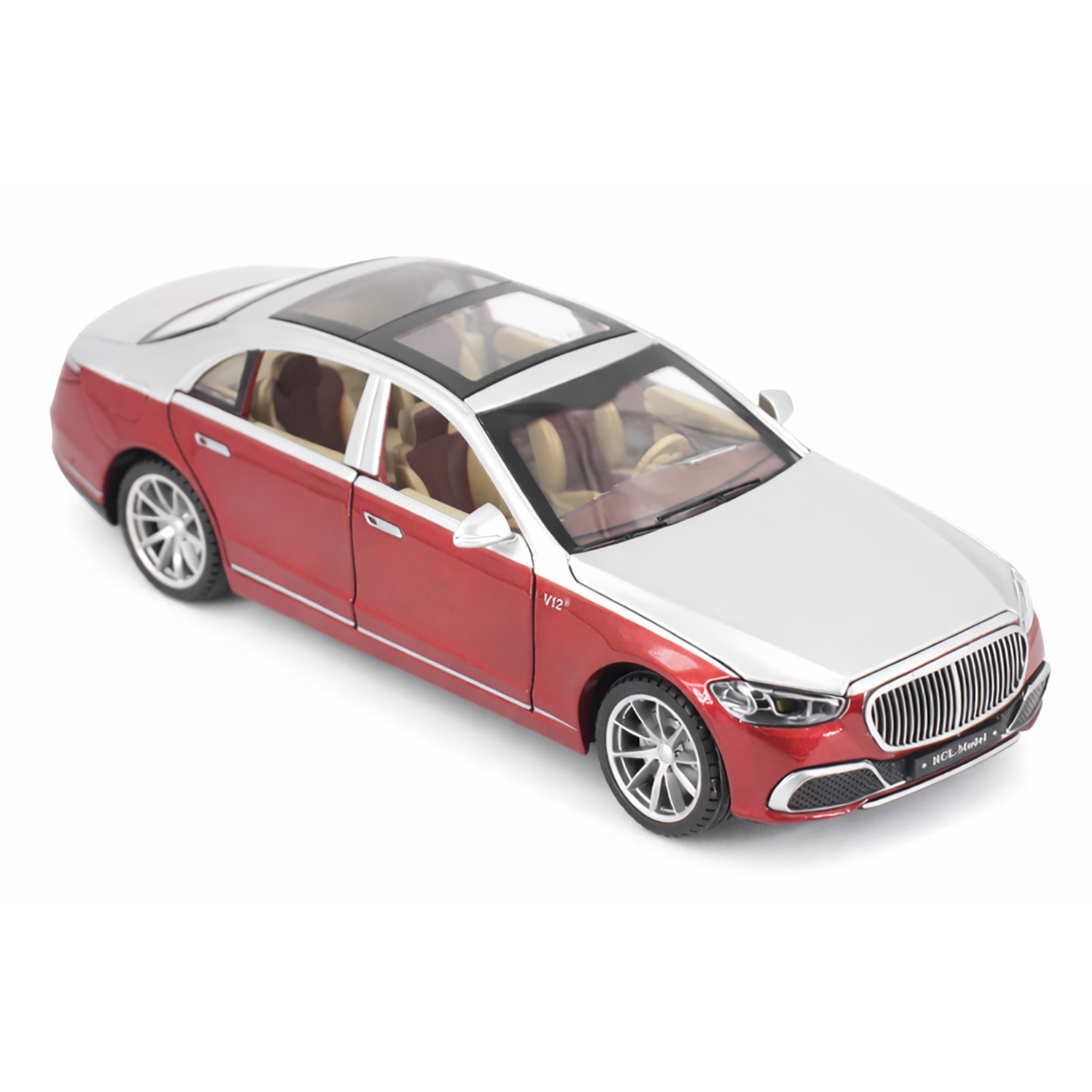 Радиоуправляемая металлическая машина Mercedes S600 1:22 - HCL-3813-RED