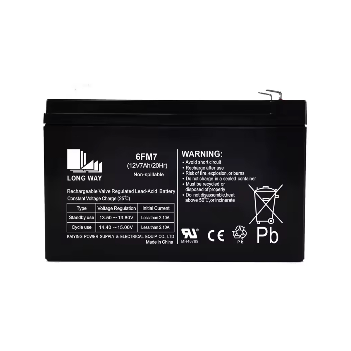 Аккумулятор Long Way 12V7Ah/20Hr - LW-6FM7