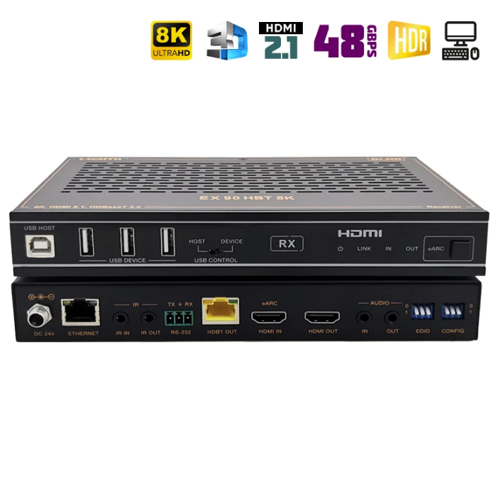 HDMI удлинитель по витой паре с KVM / Dr.HD EX 90 HBT 8K