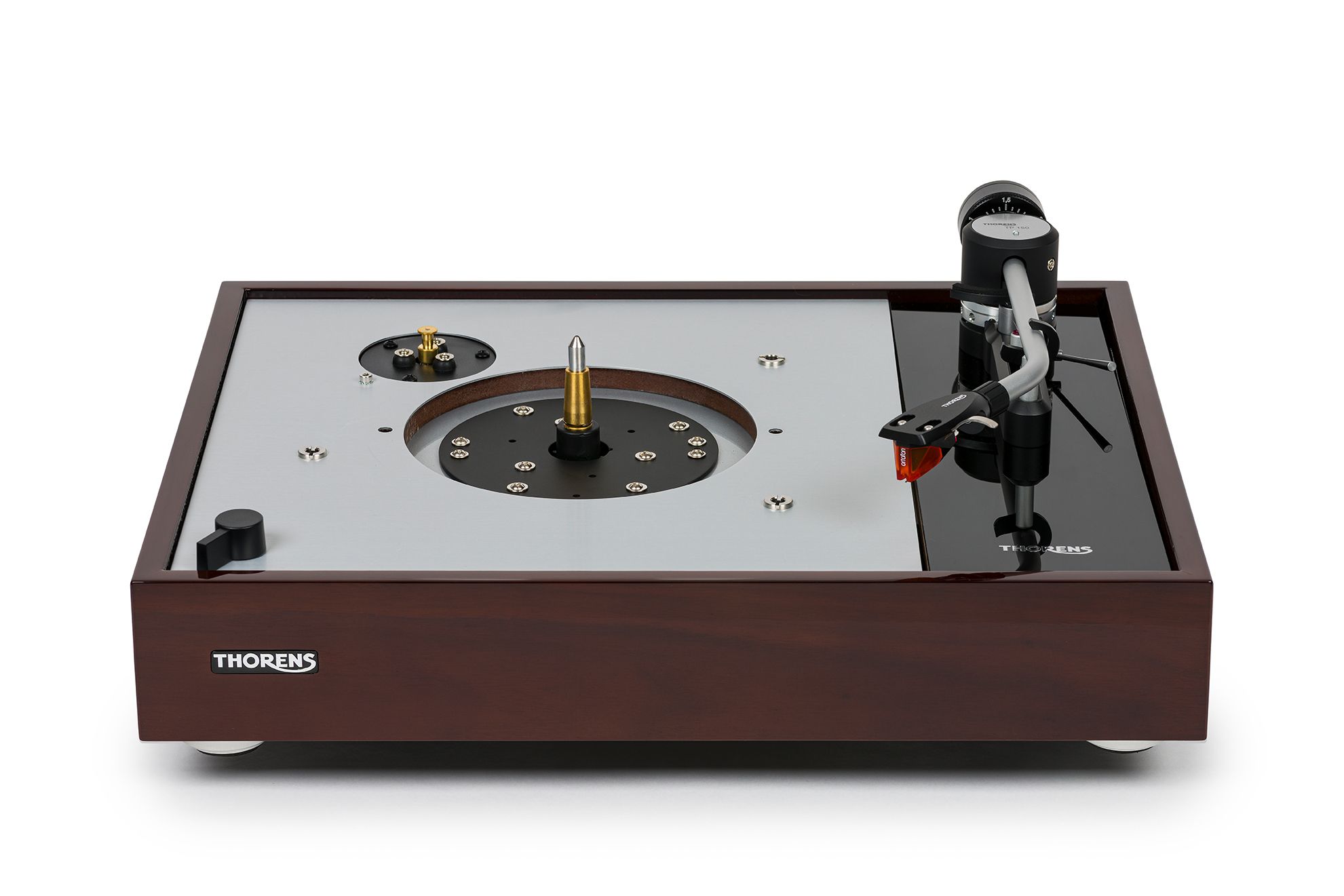 Thorens TD-1500 TP150 Ortofon 2M Bronze XLR out walnut виниловый проигрыватель