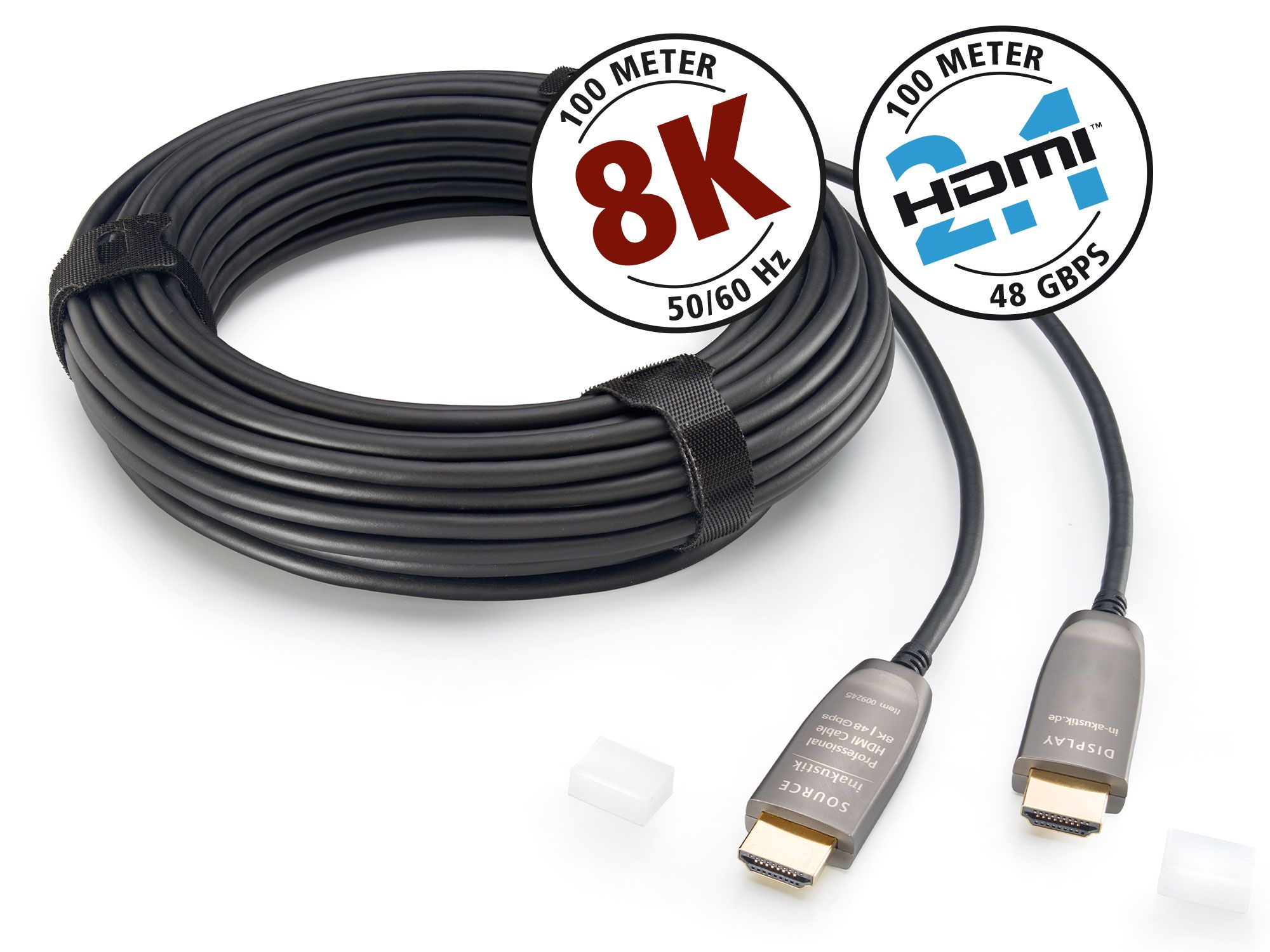 Inakustik Profi HDMI 2.1 optical fiber cable 8K 48Gbps 100m кабель HDMI