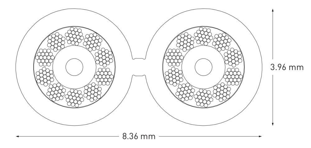 QED XT25 Pre-Term Speaker Cable 5.0m (Banana) кабель акустический 5.0м (QE1464)