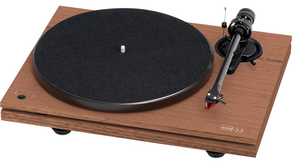 Music Hall MMF-3.3 SE walnut, картридж Ortofon 2M Red