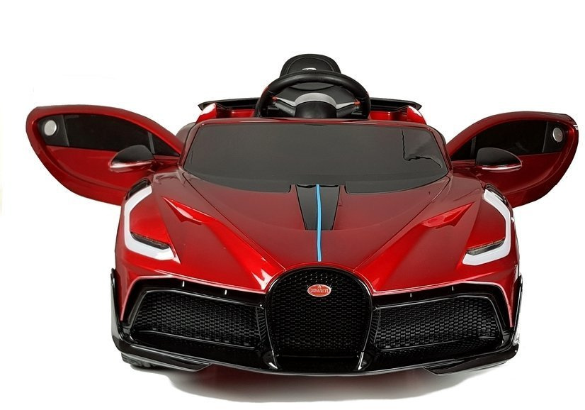 Детский электромобиль Bugatti Divo (красный лак, 12V) - HL338