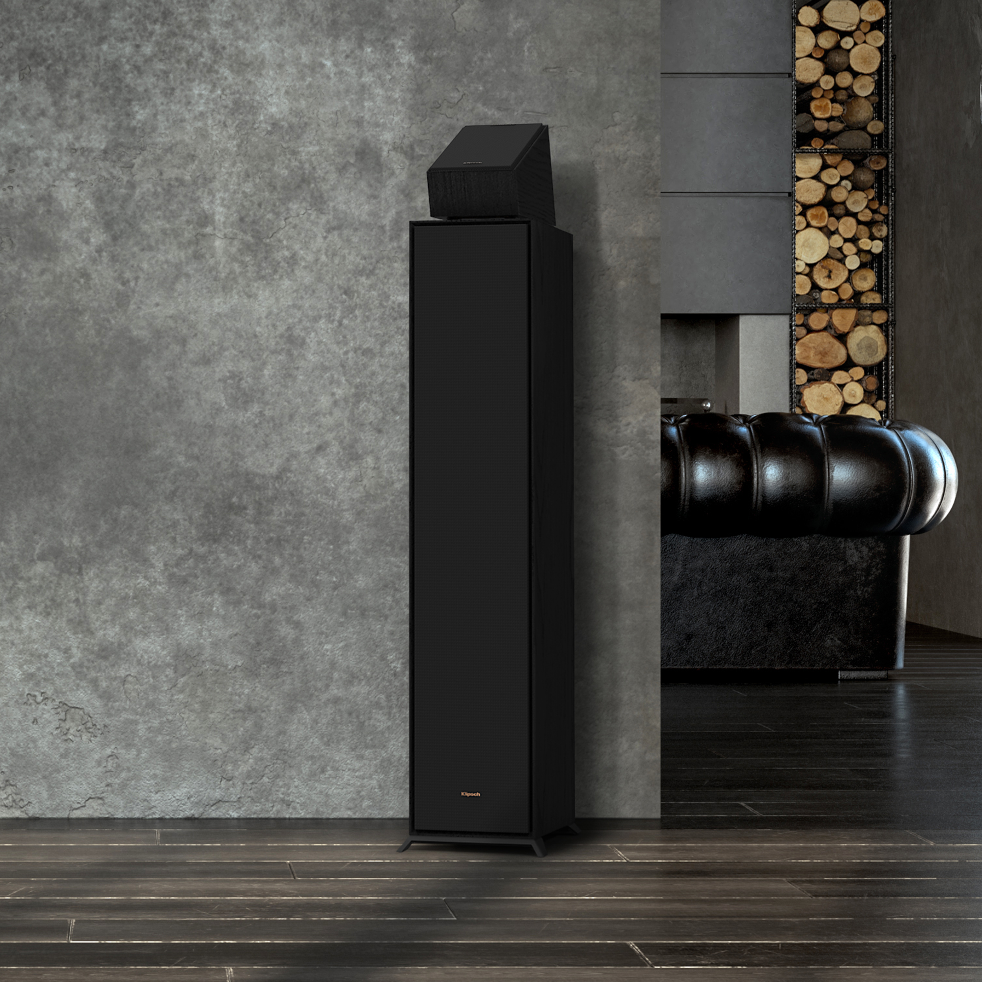 Klipsch R-600F Black Напольная акустика