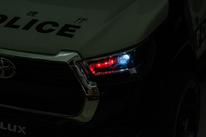 Электромобиль Toyota Hilux Police 4WD 12V - DK-HL860P-WHITE