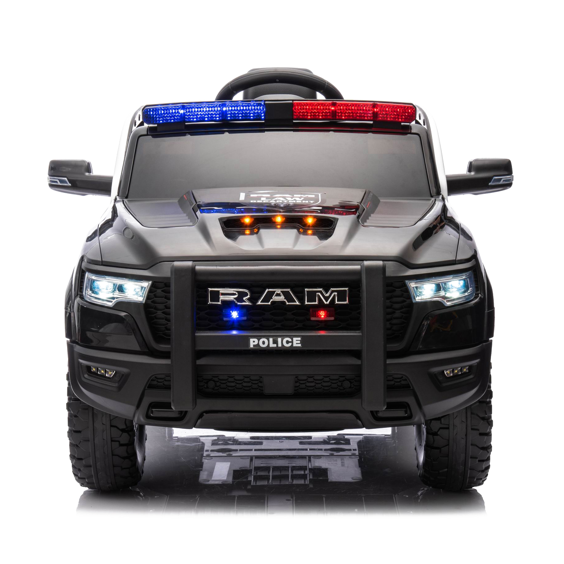 Детский электромобиль Полиция Dodge RAM 1500 24V 4WD - ZB618P