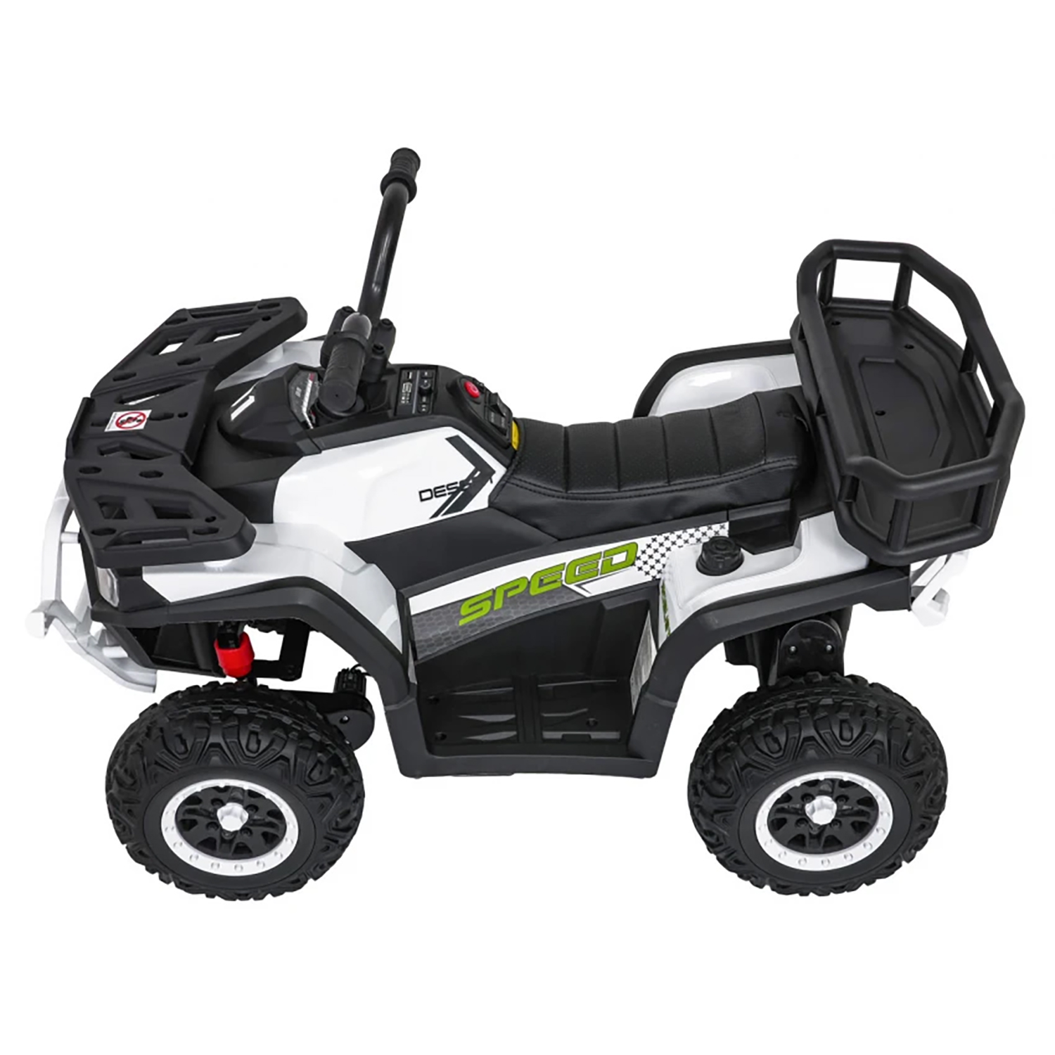 Детский электромобиль квадроцикл X-Robust (белый, 24V, 4WD, пульт, EVA) - XMX651-24V-4WD-WHITE
