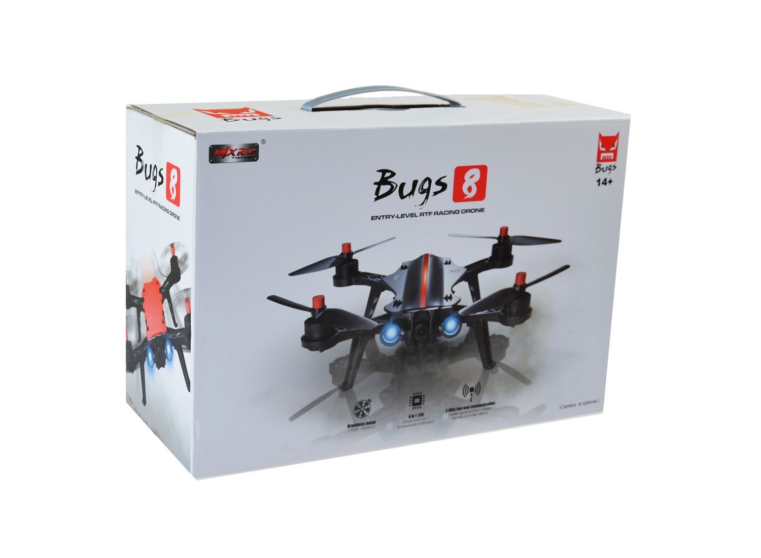 Радиоуправляемый квадрокоптер MJX Bugs 8 + FPV очки + FPV камера RTF 2.4G - MJX B8-G3-D43-C5830
