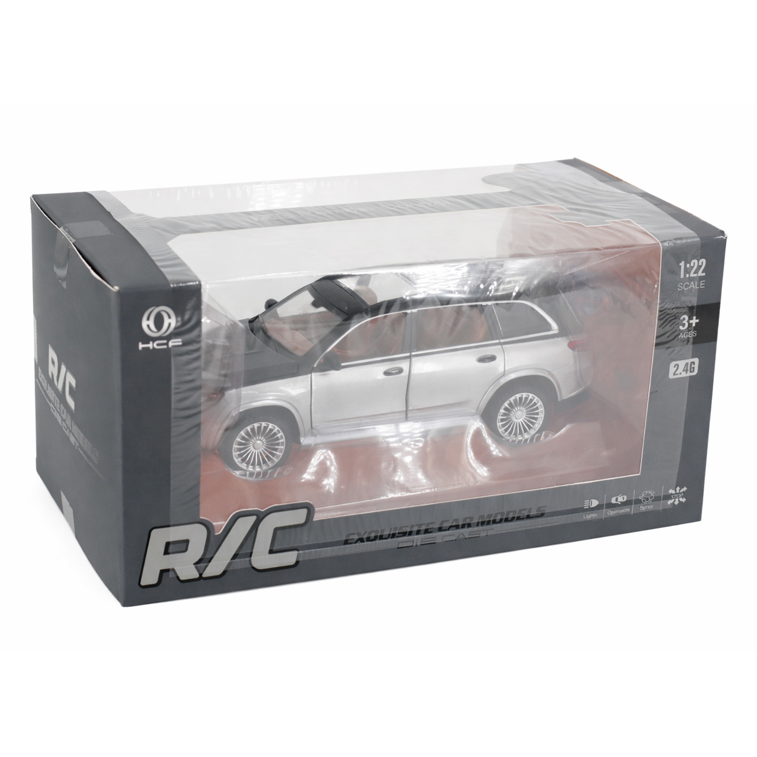 Радиоуправляемая металлическая машина Maybach GLS 1:22 - HCL-3805-SILVER