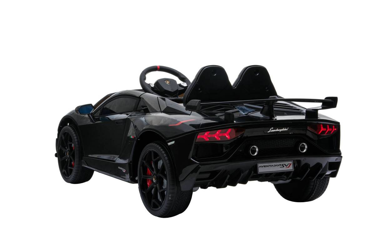 Детский электромобиль Lamborghini SVJ (черный, 12V) - HL328