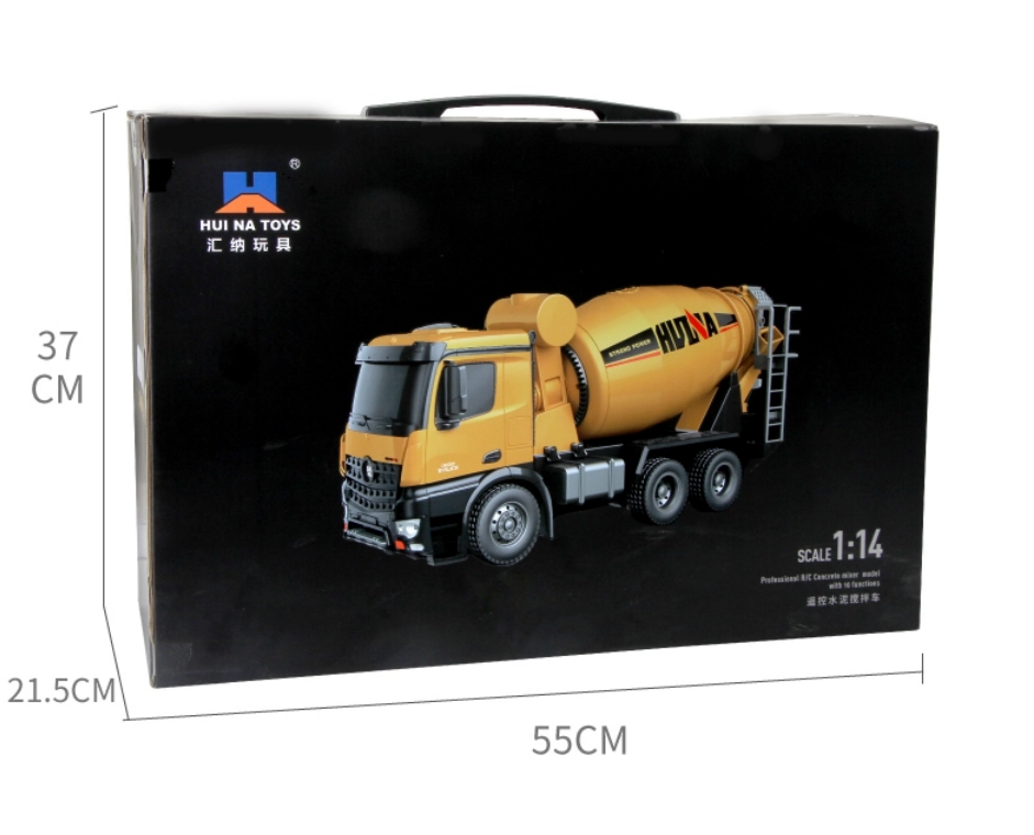 Радиоуправляемая бетономешалка HUI NA TOYS масштаб 1:14 2.4G - HN1574